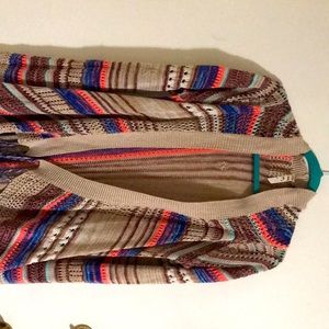 Multi color Cardigan.